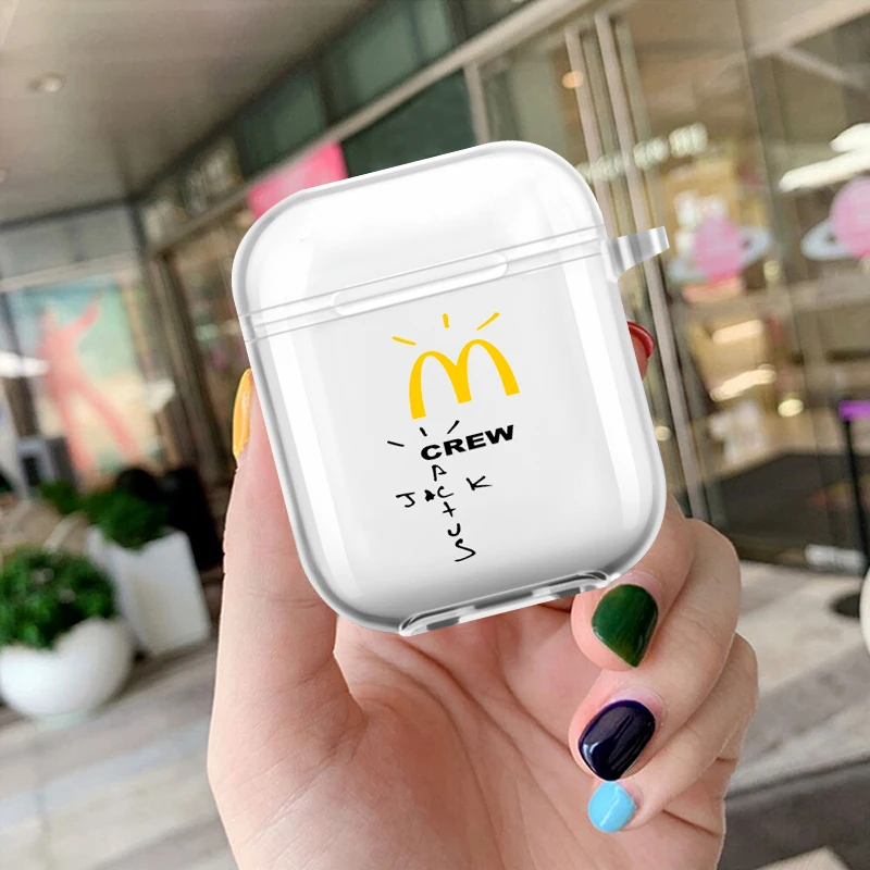 

Travis Scotts Astroworld Cactus Jack Protective Bluetooth Wireless Earphone Airpods Pro Cute Clear Soft TPU Case For Airpods 1 2