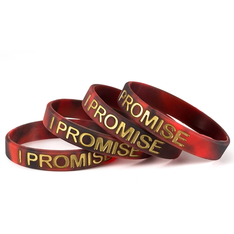 Модный силиконовый браслет я обещаю баскетбольный Спорт энергетический баланс