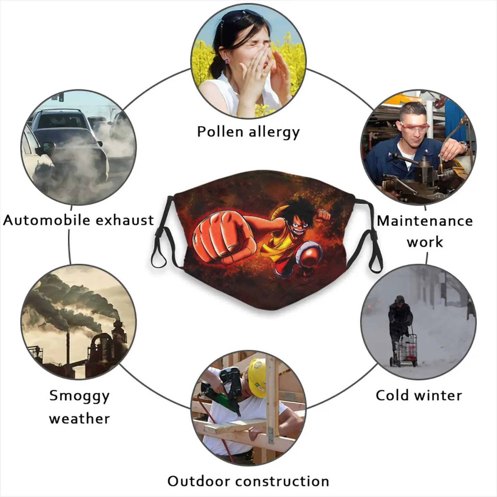 

printing one piece Filter dust mask ladies/mens Filter dust suits female/male Washable Reusable Masks mascarillas kid mask