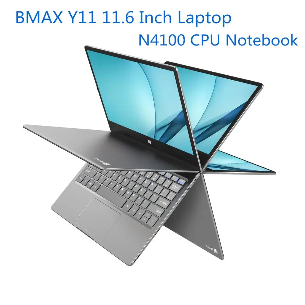 BMAX Y11 11 6 дюймов пресс экран 2 в 1 ноутбук N4100 процессор 8 ГБ ОЗУ 256 Гб ПЗУ SSD DDR4 1080P
