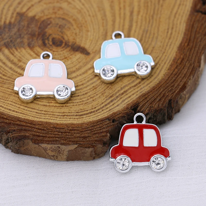 10 шт. Эмаль Кристалл Автомобильная подвеска Изготовление ювелирных изделий