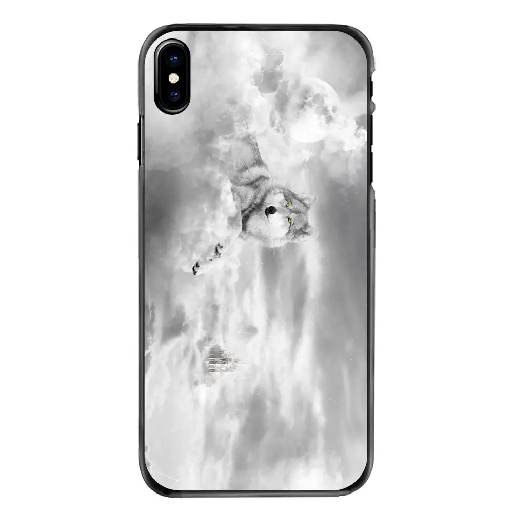 Чехлы для телефонов Игры престолов Spirit Animal Snow White Wolf Iphone 4 4s 5 5S 5C SE 6 6S 7 8 Plus X XR XS Max iPod