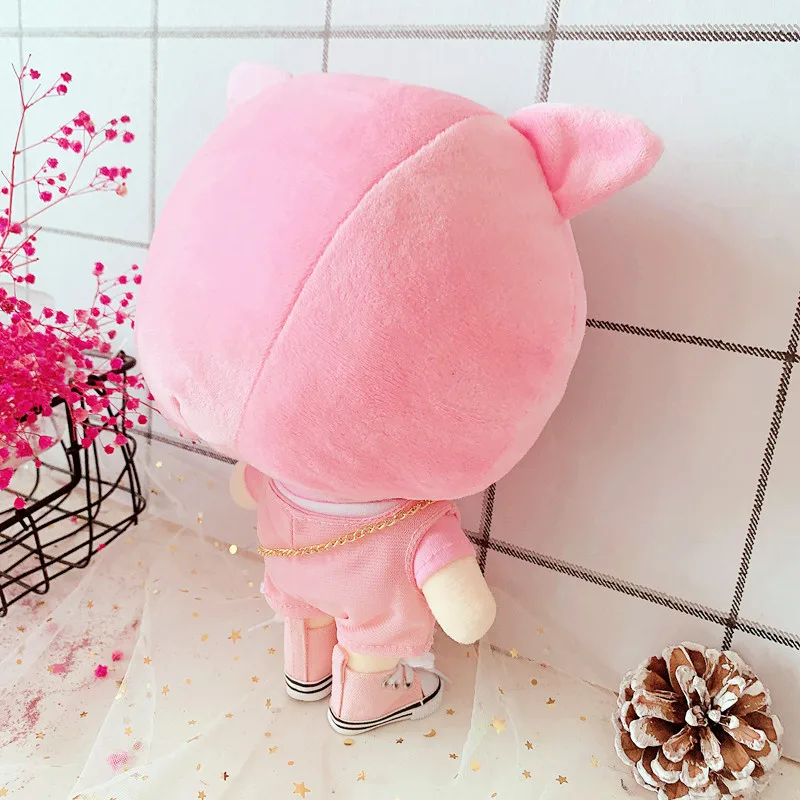 

[MYKPOP]KPOP Dolls items: Pink Pig Hood for 20cm Dolls(without Doll) Fans Collection SA20112502