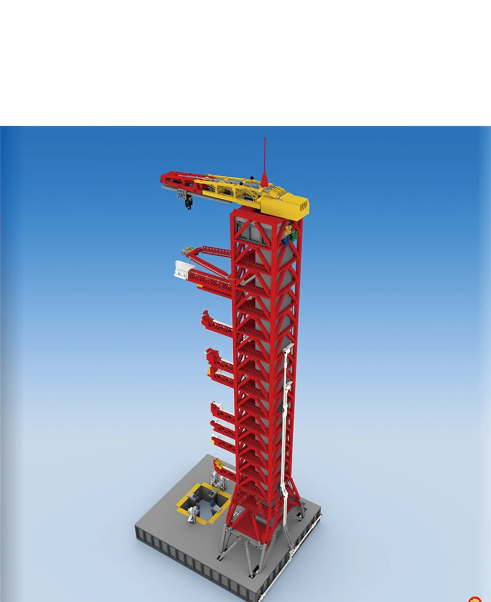 BuildMoc высокое 3073 шт космическая Серия Apollo Saturn V пупочная башня для 21309 Technic строительные блоки кирпичи подарок для детей