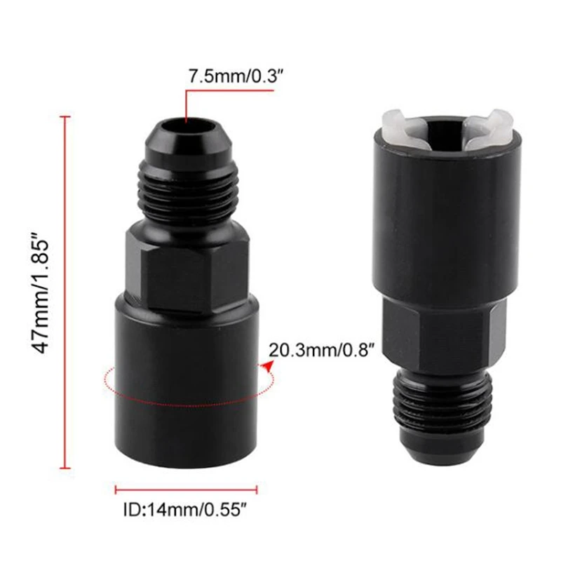 Quick Connect Fuel Rail Line Adapter Fitting LS LS1 LS3-6AN To 5/16 Hose G M AN808-01 | Автомобили и мотоциклы