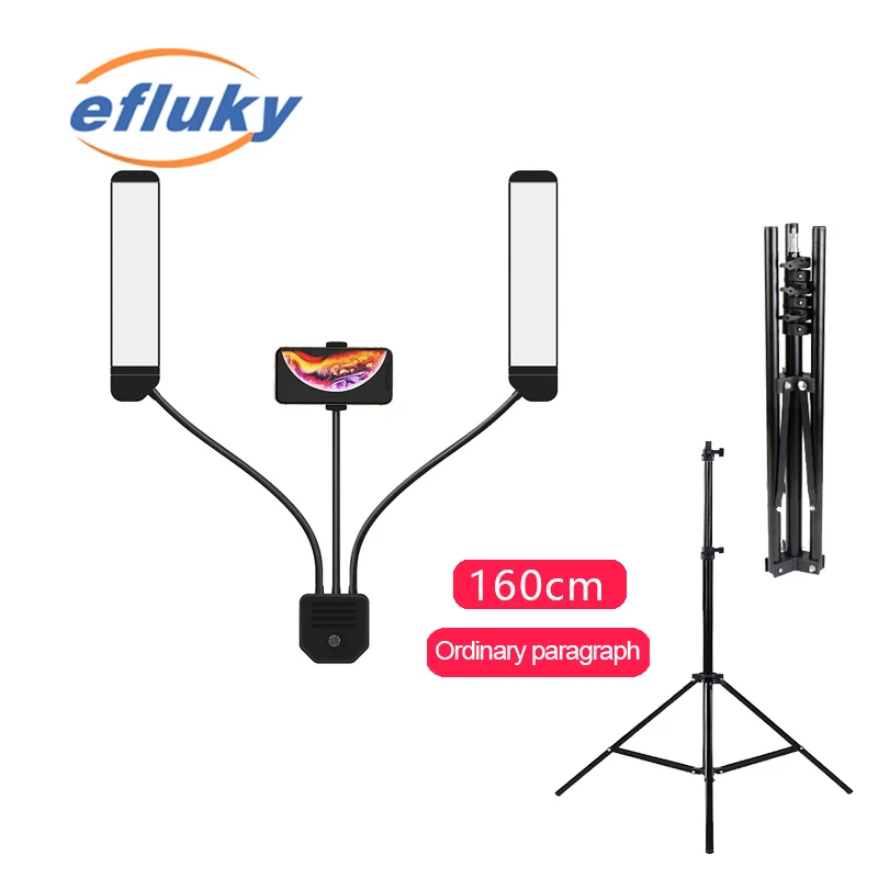 Светильник для фотосъемки ing 3000K 6000K с двойными дужками светодиодный светильник