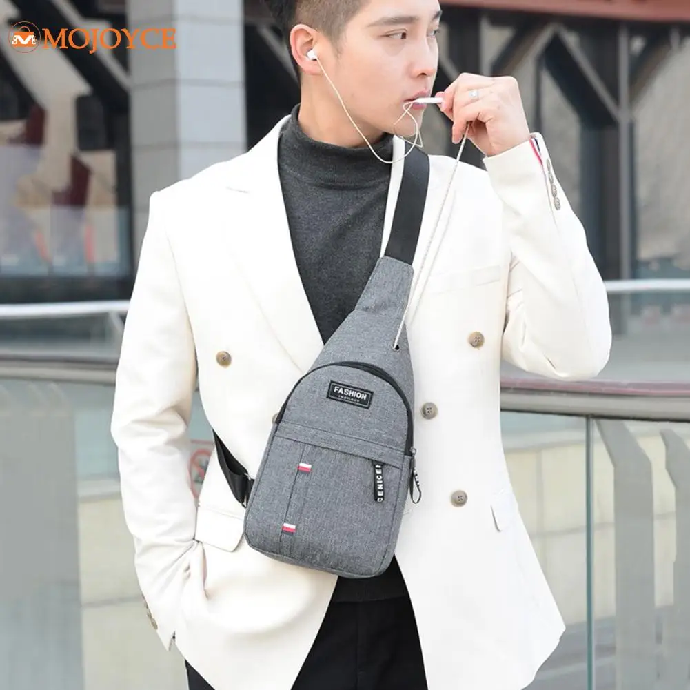 

Men Chest Bag Shoulder Bag Leisure Waterproof and Hard-Wearing Nylon Sport Crossbody Outdoor Waist Packs Picnic Travel Package