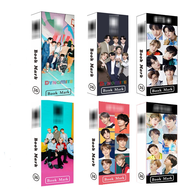 

Wholesale Lomo Cards Kpop Idol Group 36pcs/box Bangtan Boys Photo Cards Dynamite Postcard Bookmark Album Postcard Fans Gift