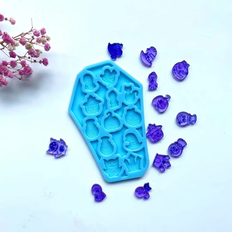 

DIY Silicone Mold Halloween Coffin Shape Earrings Pendant Epoxy Jewellery Mould