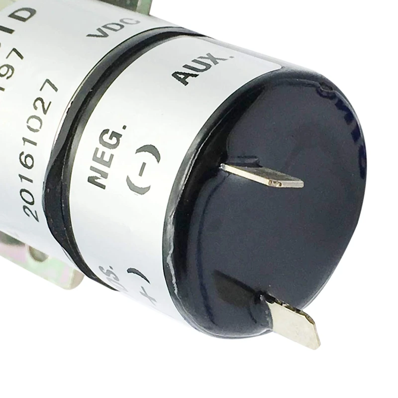 

1502-12C7U2B2S1 SA-3405T 366-07197 2 PINS 12V Stop Solenoid Valve-Sinocmp Cut Off Solenoid for Electric Solenoid Exchavator,