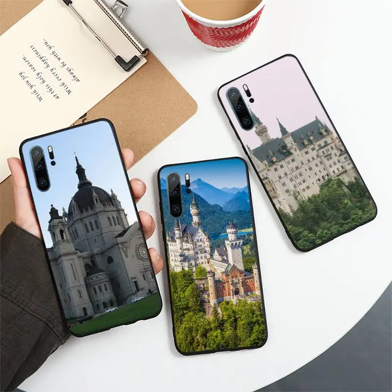 

Russian city landscape pattern Phone Case For Huawei honor Mate 10 20 30 40 i 9 8 pro x Lite P smart 2019 nova 5t