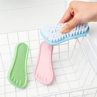 1pc crevice brush plastic washing laundry brush multifunctional foot shaping cleaning brush cleaning tools household shoe brush
