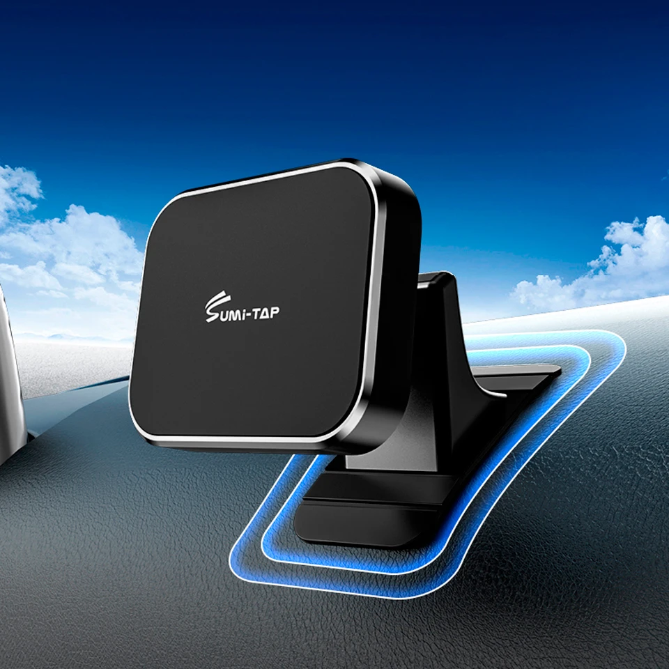 

Sumitap Car Phone Holder Magnetic for iPhone 12 11 Xiaomi Huawei Universal Dashboard Magnet GPS Support Bracket Mobile Car Stand