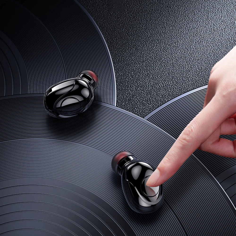 Tkey TWS Bluetooth 5 0 гарнитура светодиодный дисплей беспроводные наушники с микрофоном