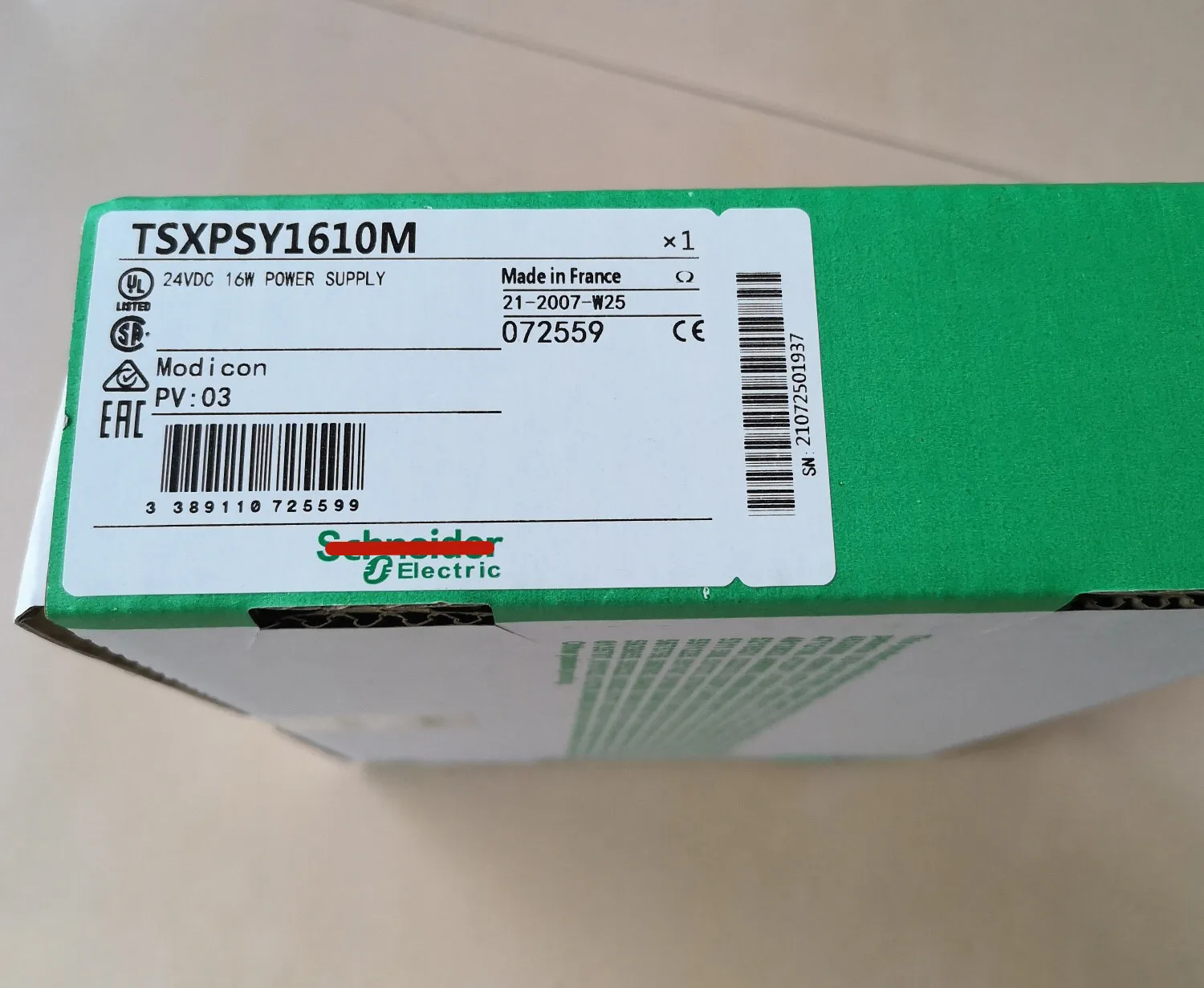 

Новый оригинальный модуль TSXPSY1610M
