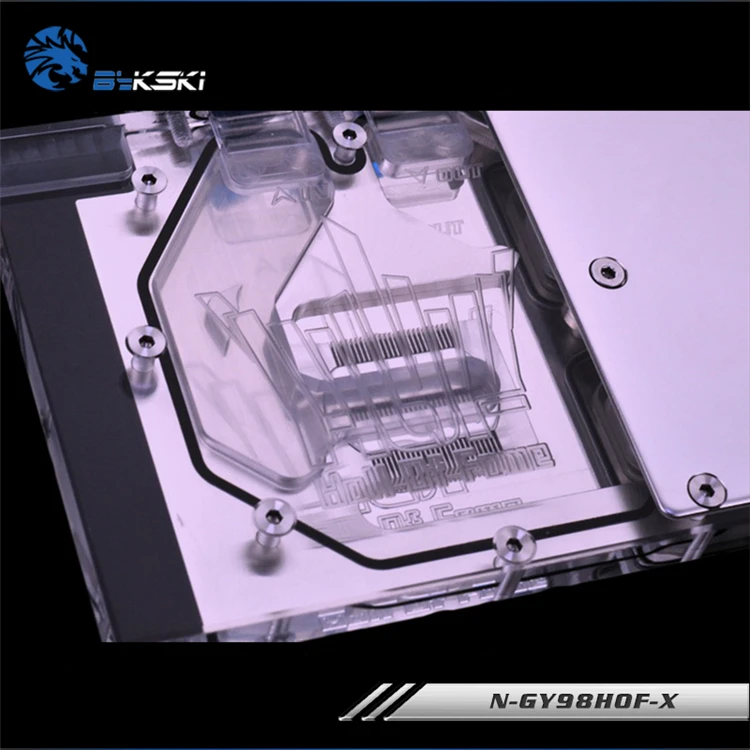 Bykski GPU водоблок для Galaxy Geforce GTX 980 970 HOF Gainword GTX 980G графическая карта VGA кулер N-GY98HOF-X
