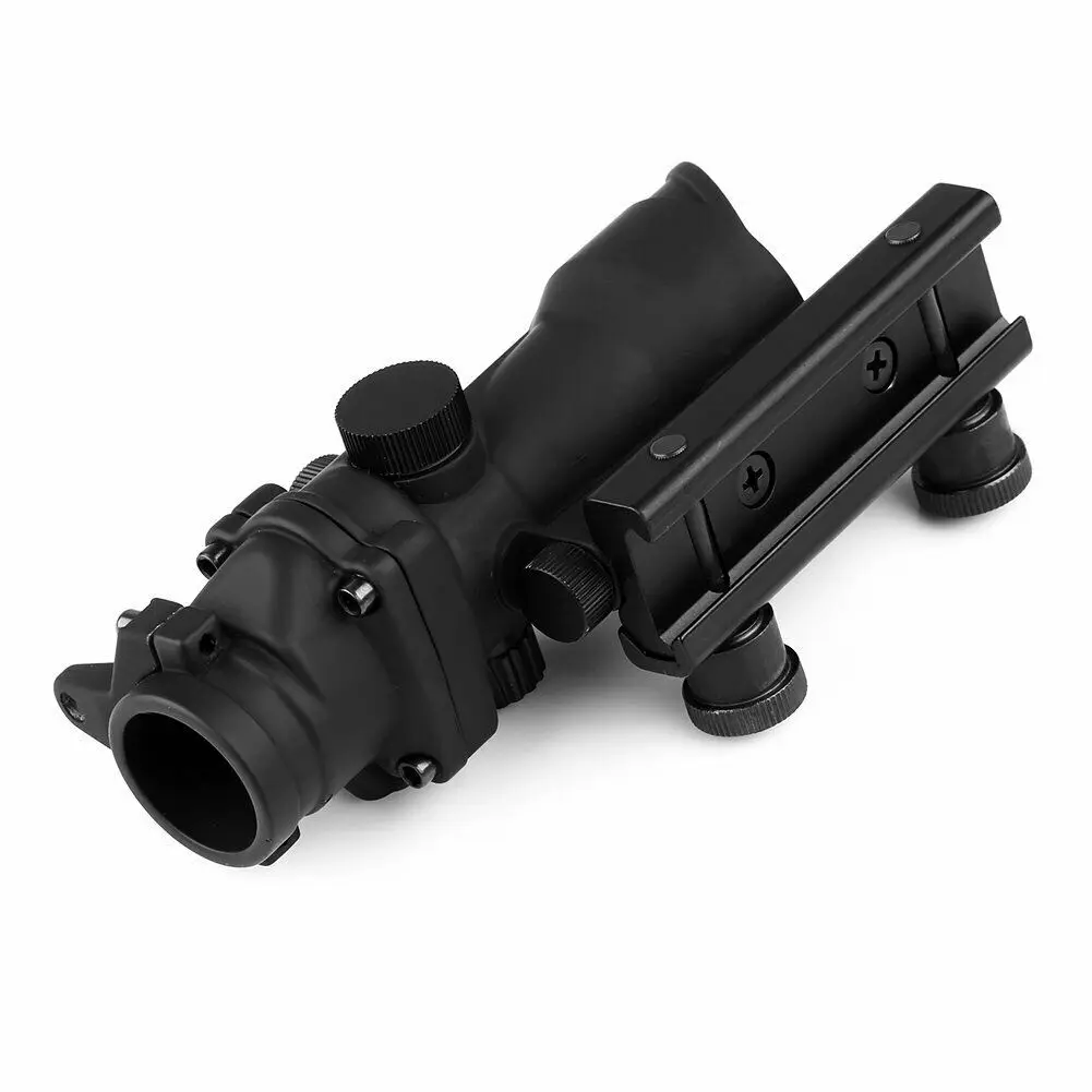 Tactical Illumination ACOG Style 1x32 Red/Green Dot Rifle Sight Scope Airsoft | Спорт и развлечения