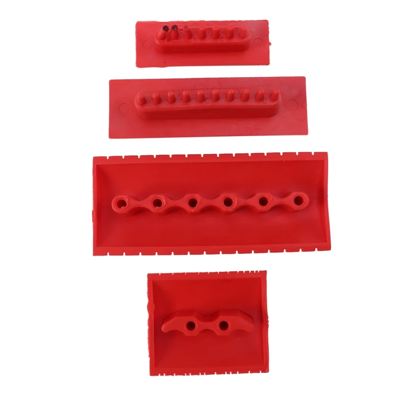 Акция! 4 шт краска под дерево набор инструментов резиновая с изображением стены