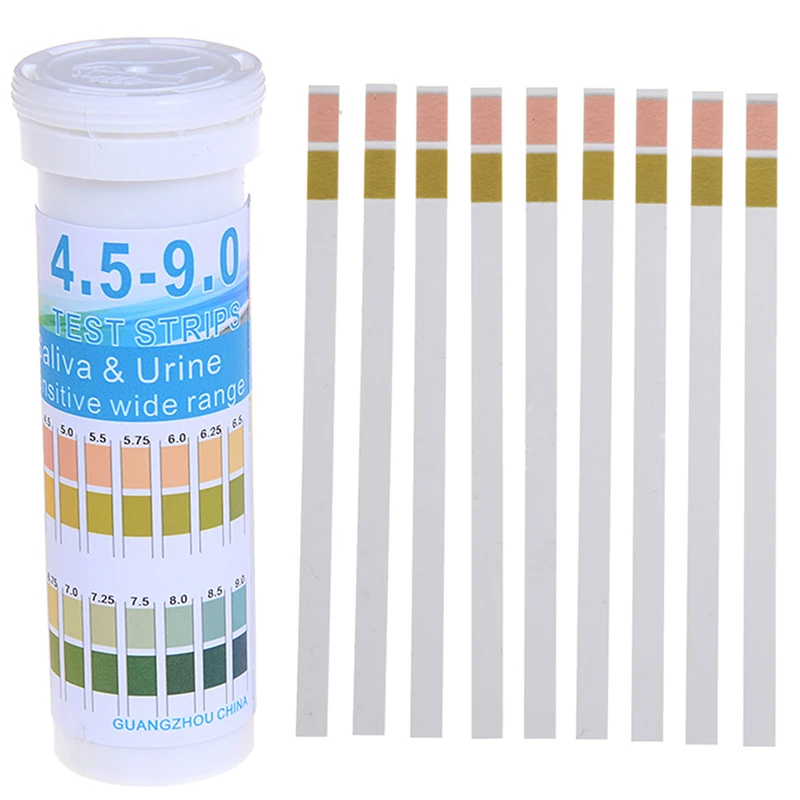 

150pcs/Lot Hot Strips Boxed Range 1-14 PH Test Strips Indicator Paper Tester Range 4.5-9.0 PH Test Strips For Saliva And Urine