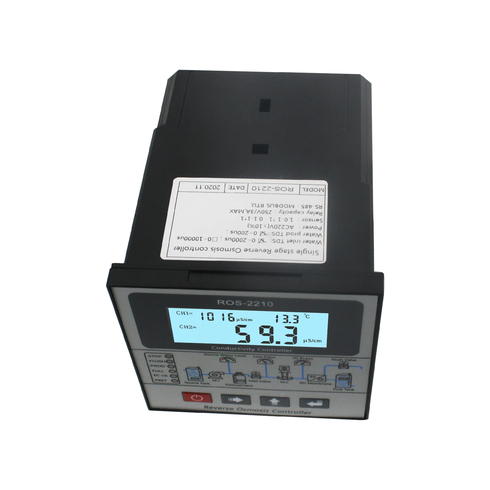 Онлайн контроллер обратного осмоса для воды системы и проводимость с датчиком