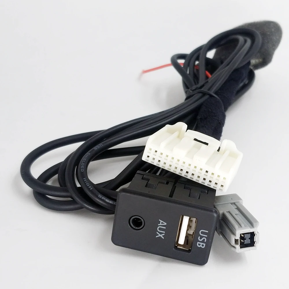 Biurlink 28Pin автомобильный стерео радио DVD CD Changer AUX USB слот панель удлинитель адаптер