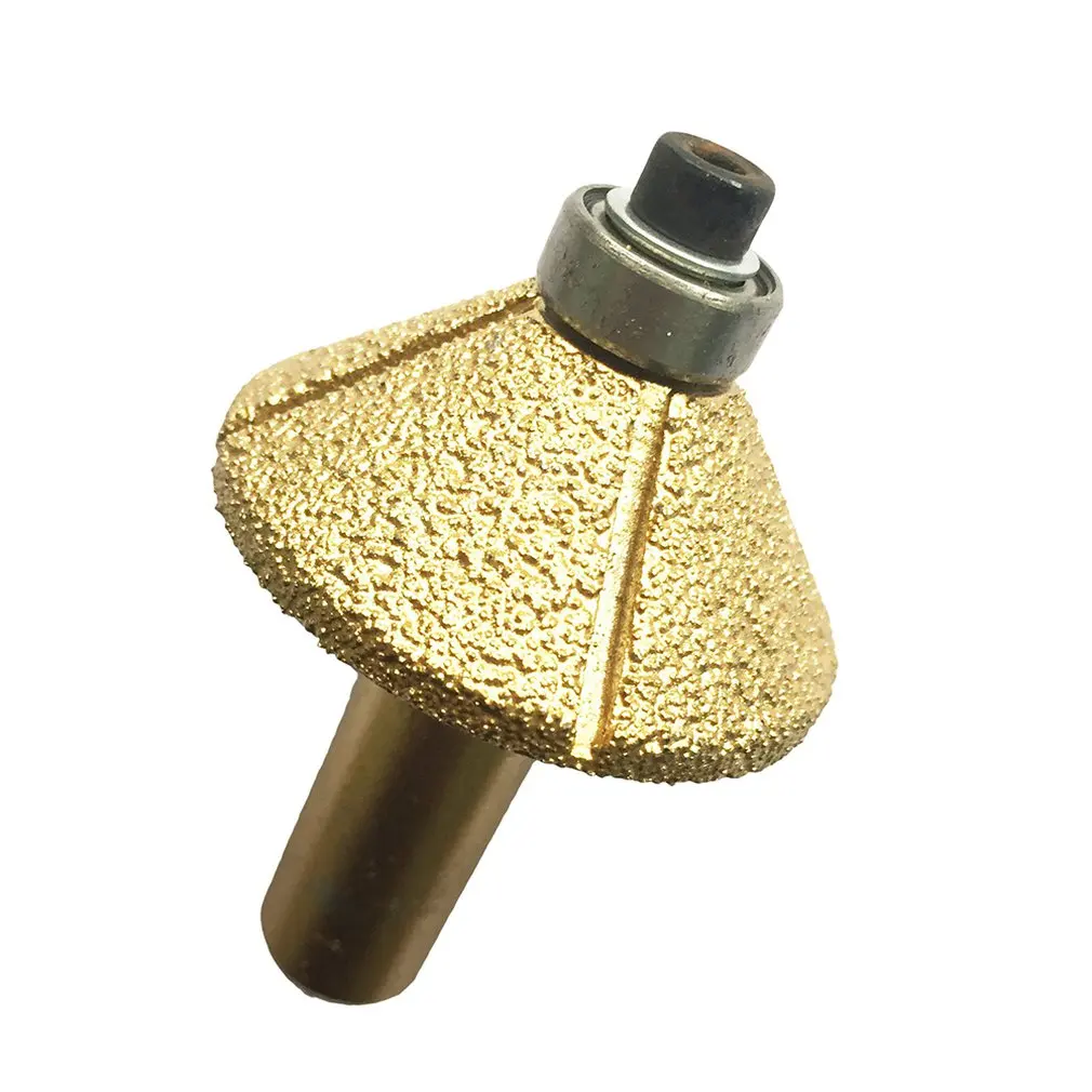 Радиус 12 мм буллноу Вакуумные Паяные алмазные фрезы для кромки каменной плиты