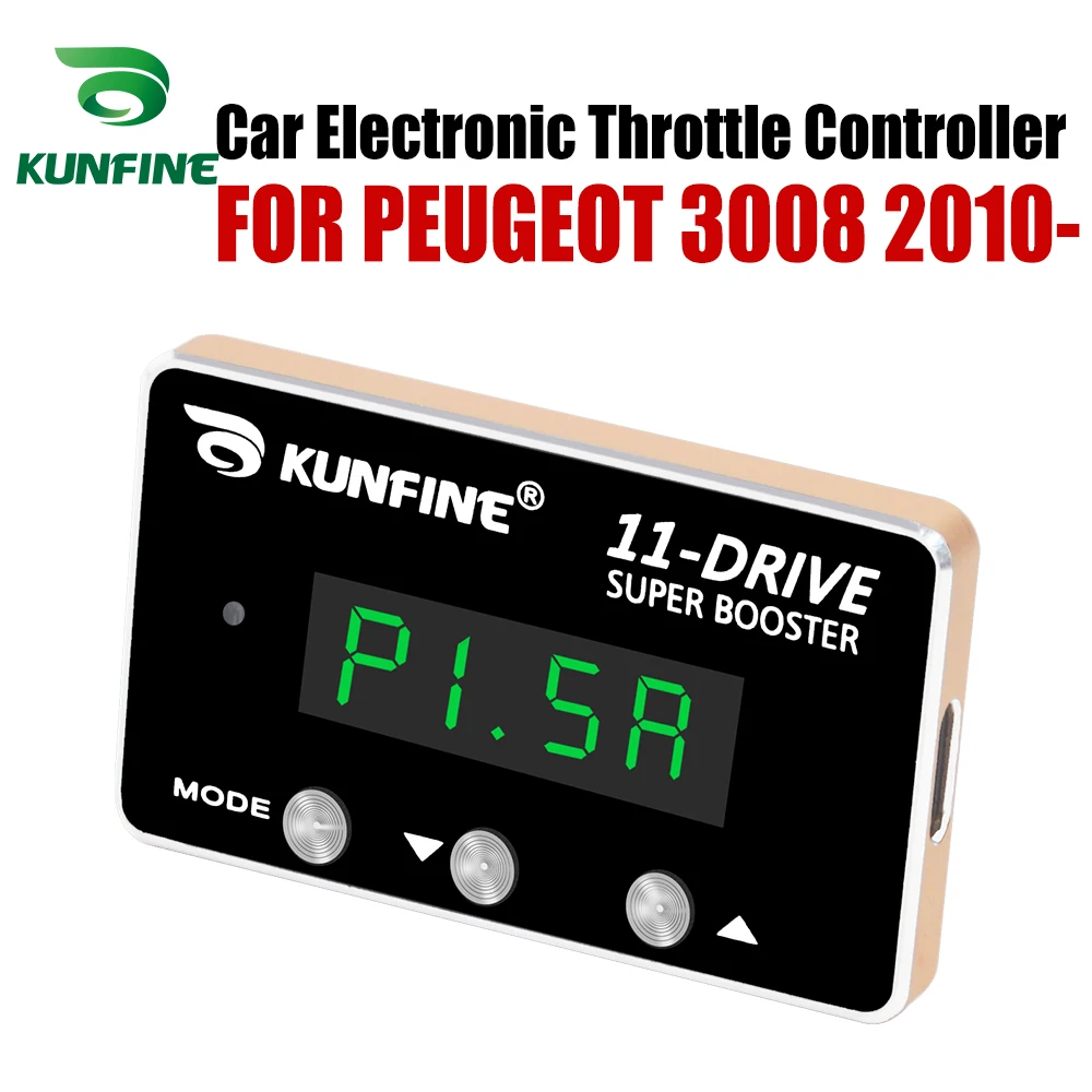 

KUNFINE Car Electronic Throttle Controller Racing Accelerator Potent Booster For PEUGEOT 3008 2010-After Tuning Part