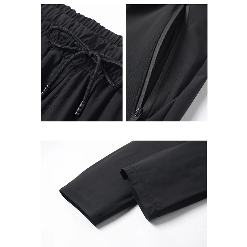 

Running training sports smooth causal Quick dry fitness trousers men's breathable Close mouth casual high quality factory pants