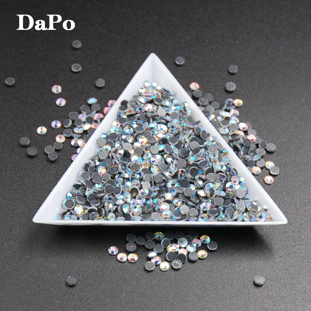Низкая цена Супер Блестящие Стразы DMC с горячей фиксацией SS6 1440 блестящие стразы AB