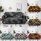 Эластичный чехол для дивана с 3D плетением для гостиной 1234, полноразмерный чехол для дивана с защитой от грязи, Эластичный Защитный чехол для дивана L