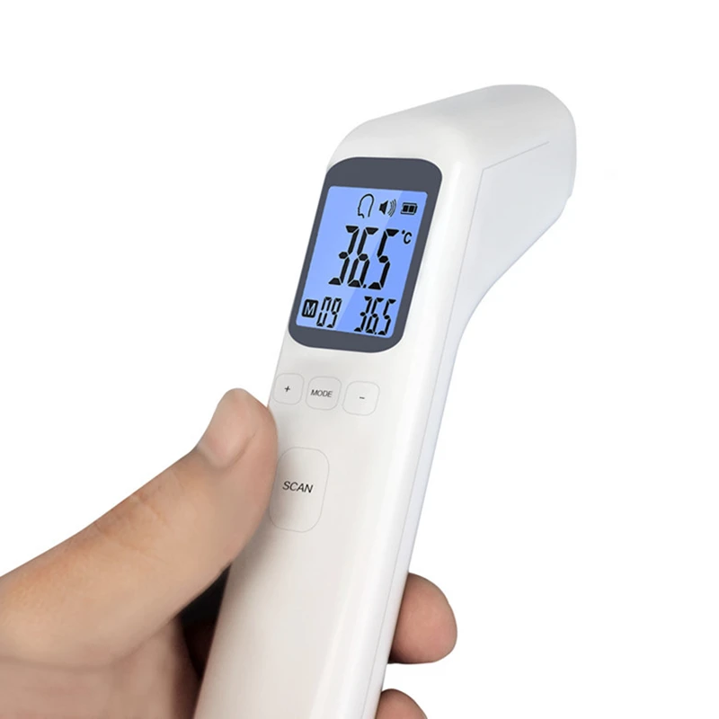 32-42.9C/0-100C ЖК-цифровой инфракрасный термометр ручной измеритель температуры для
