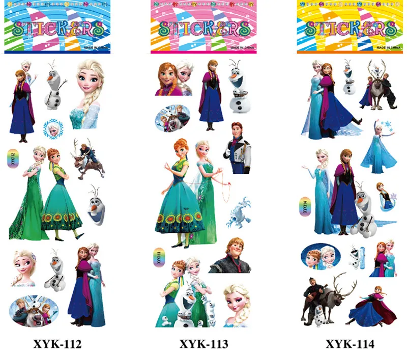 10 шт./набор Дневник для украшения детской комнаты Disney Snow White Frozen|Наклейки