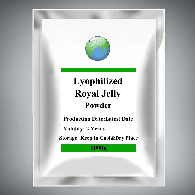 

Natural Lyophilized Royal Jelly Powder,10-HDA,Promote Growth Powder 99% Anti-Fatigue,Antiaging,Antioxidant Inhibit Tumor