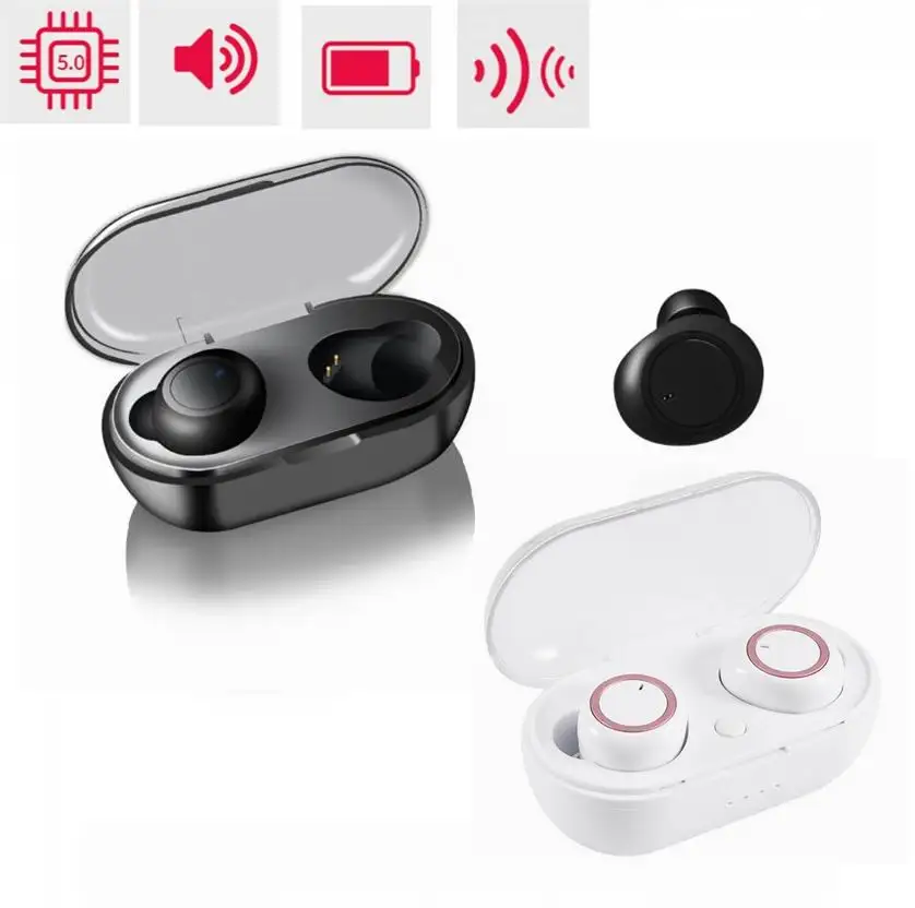 30 шт. TWS 5,0 Bluetooth наушники 3D стерео беспроводные наушники с двойным микрофоном BT 5,0 In-наушники с системой Handsfree спортивные бутоны