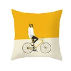 Простой стиль, украшение для дома, Мягкая Наволочка, декоративная подушка с рисунком, Женская Нескользящая наволочка для дивана 45x45 см