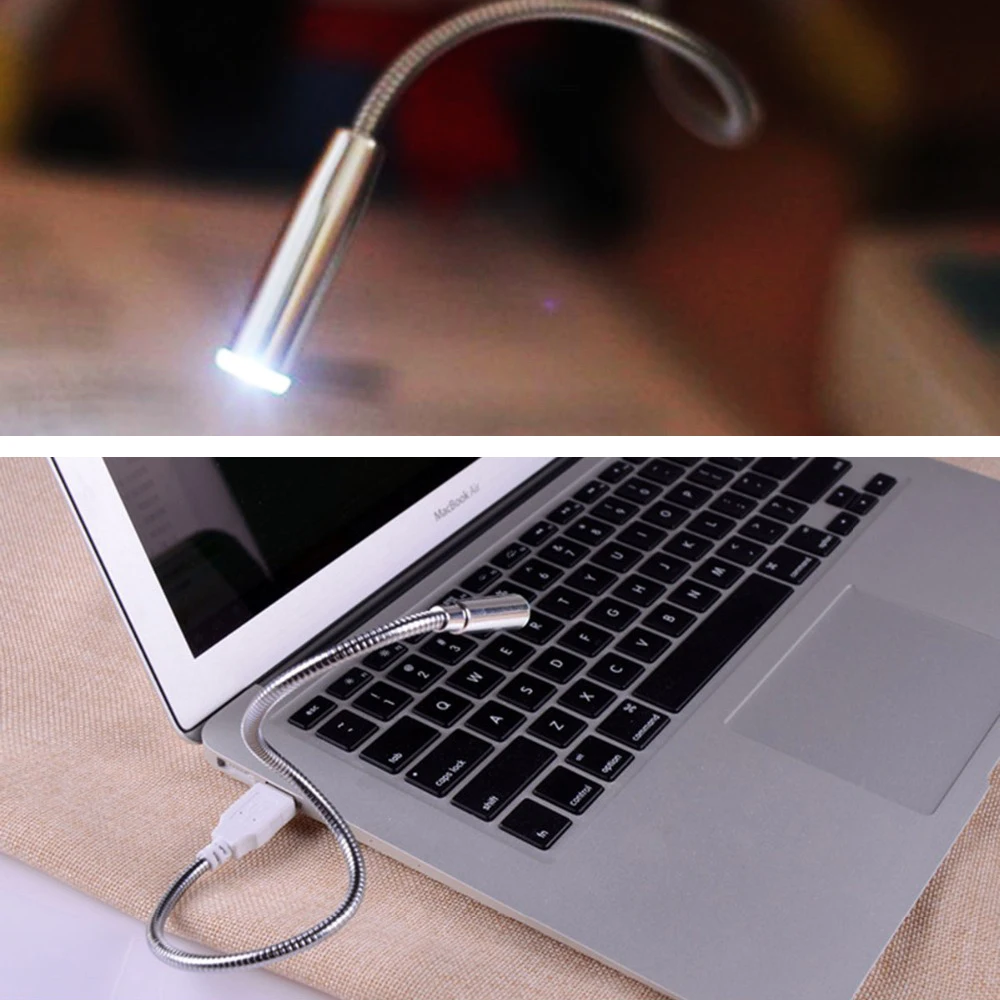 Светодиодсветодиодный Регулируемая лампа с USB гибкий светильник для клавиатуры