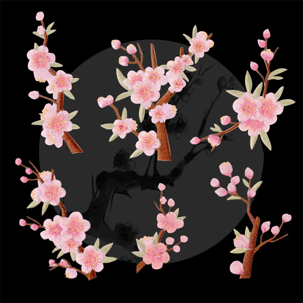 Вышитые аппликации для одежды аксессуары цветы | Дом и сад