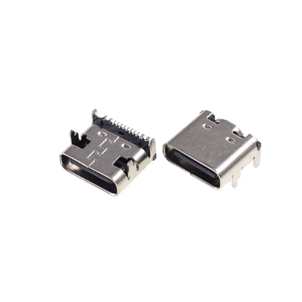 1000 шт. Лента &amp катушка USB 3 1 Тип C разъем 16 контактный розетка SMT горизонтальный