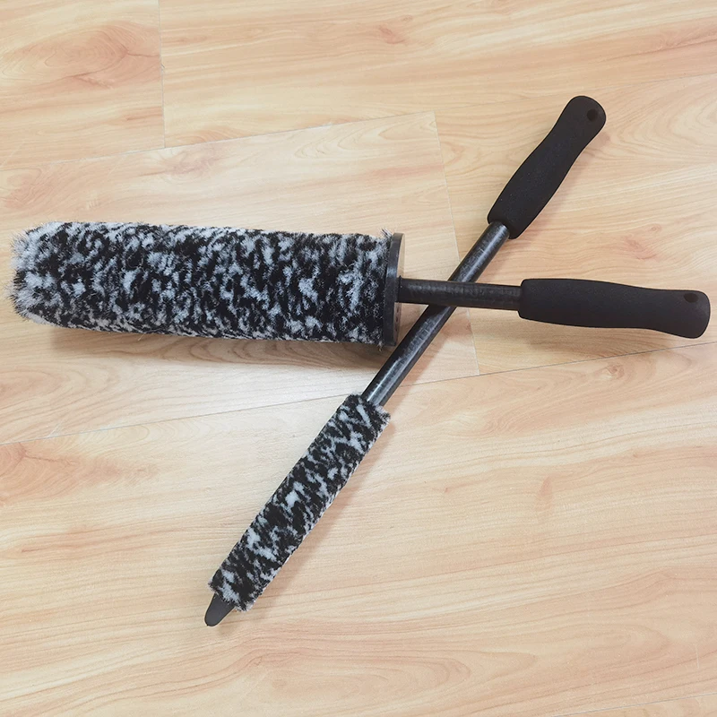 

Car wheel cleaning brush Wheel maintenance brush Car detail cleaning brush Fiber brush 2 Pcs Combo Set/Large 1 Pcs/Small 1 Pcs
