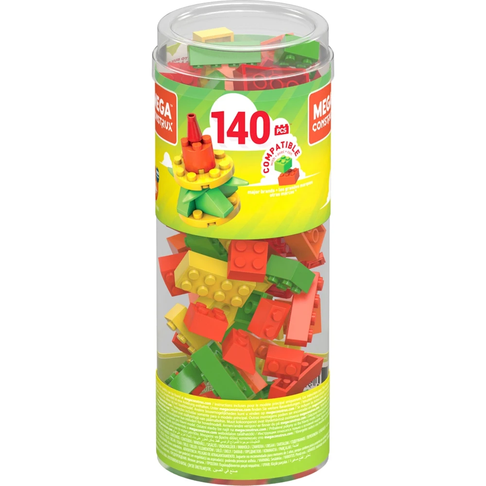 Конструктор Mega Construx Тубус средний 140 деталей GVM56 | Игрушки и хобби