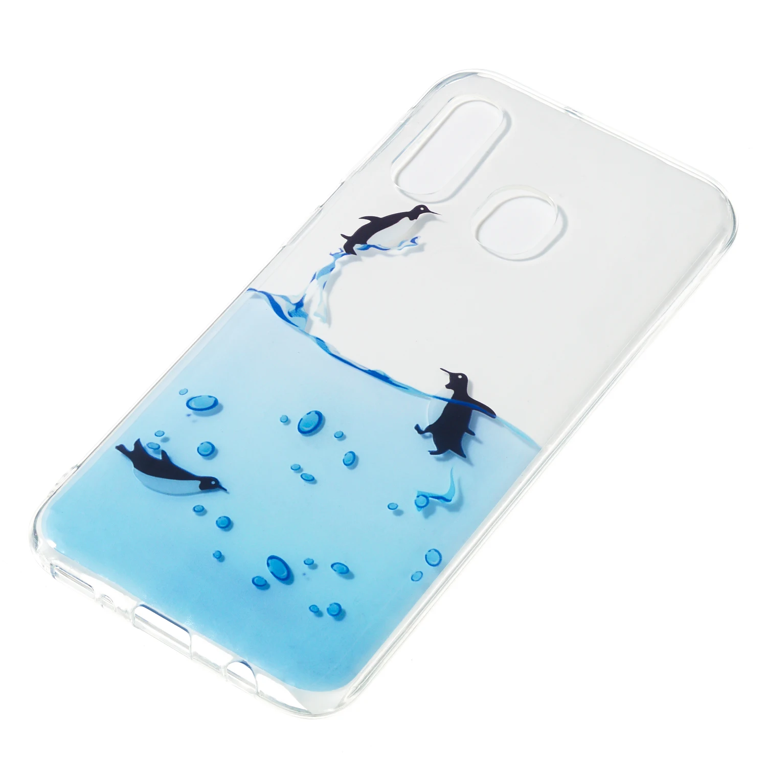 Чехлы для мобильных телефонов из ТПУ samsung Galaxy A40 защитный чехол с мультяшным