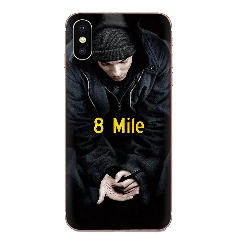 as picture Мягкий чехол для телефона Apple iPhone 11 Pro X XS Max XR 4 4s 5 5C 5S SE 6 6S 7 8 Plus хип-хоп Rapper Eminem - Цвет: as picture