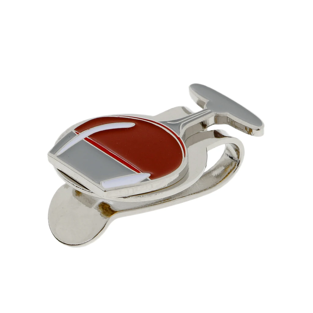 

Golf Ball Marker with Standard Hat Clip - Universal for any Hat//Visor - Choice of Color