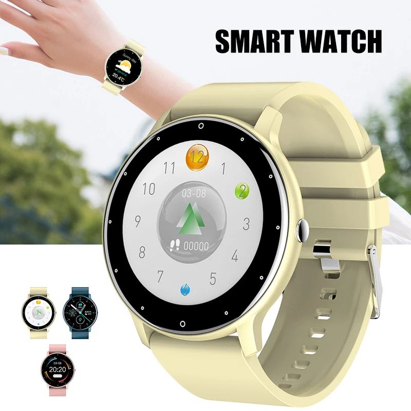 

Смарт-часы совместимые с Bluetooth, с монитором, пульсометром, кислородом в крови, для сна, водонепроницаемые часы с большим циферблатом, спортив...