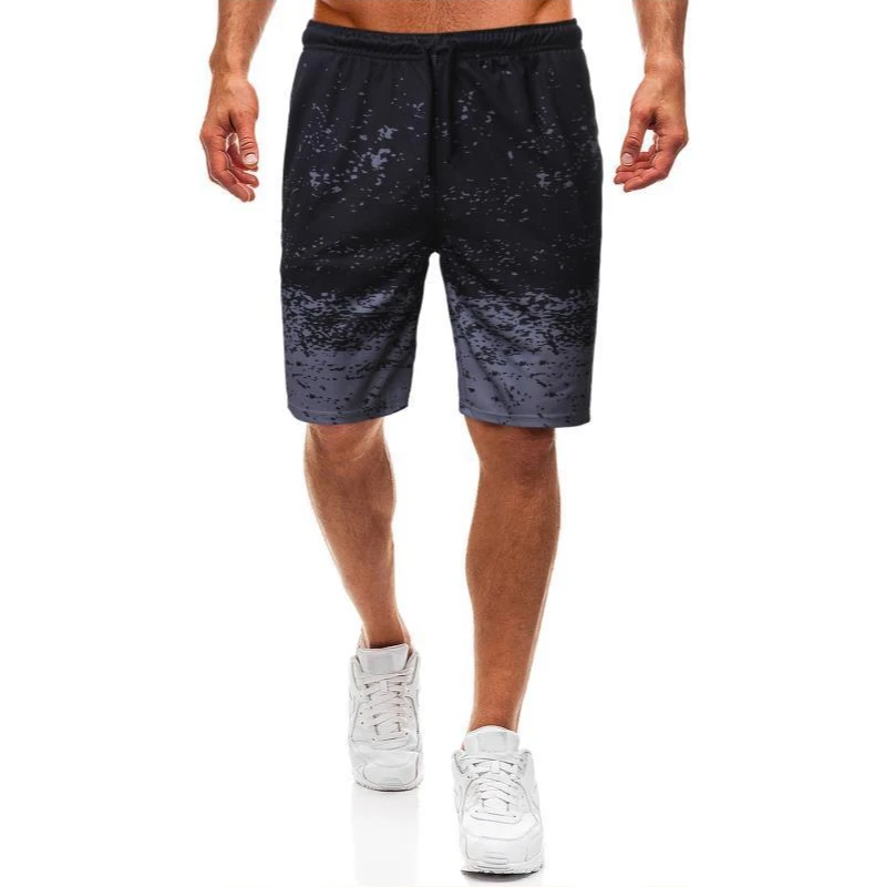 

Summer shorts men's digital printing gradient casual shorts beach men's pants sports pants
