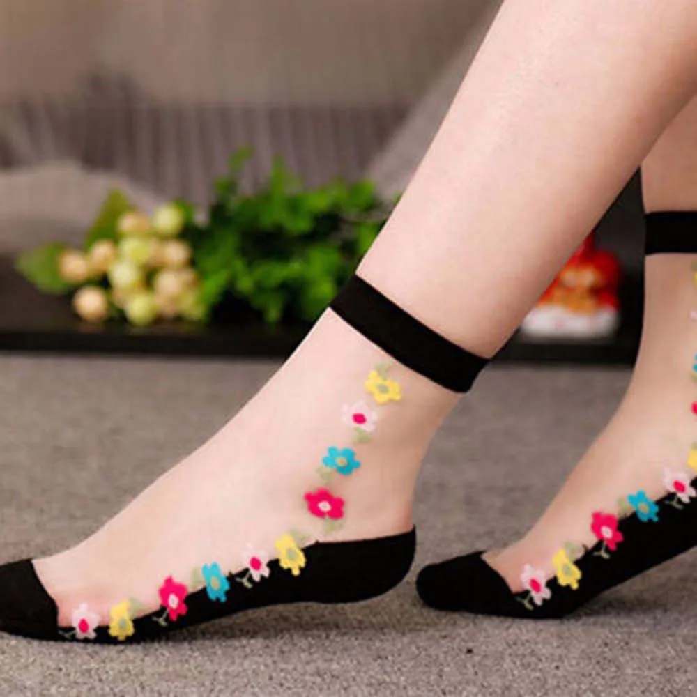 1 пара модные женские летние сандалии для девушек на плоской подошве носки Стиль