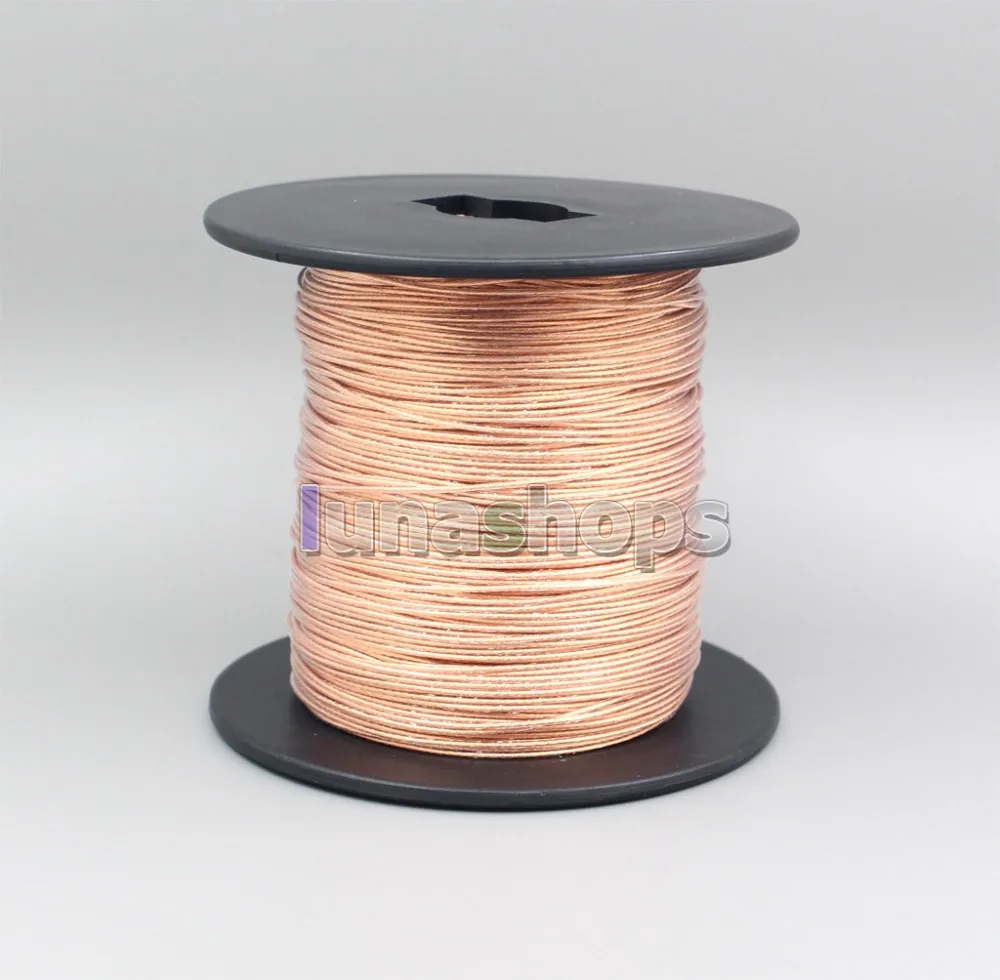 LN005333 10 м Hi-Res Экстремальный мягкий чистый 99% 7N OCC сигнал Tefl AFT наушники кабель для наушников 100*0,05 диаметр: 0 0,9 мм(±0. 3 мм