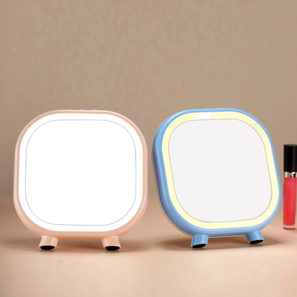 Portable LED Lighted Makeup Mirror With Wireless Bluetooth Sound Lamp Multifunctional Cosmetic Tool New | Красота и здоровье