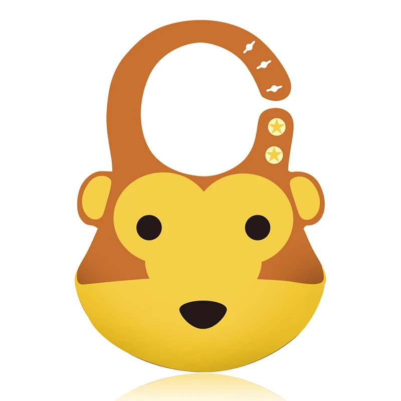 Силиконовый детский нагрудник кармашек для риса водонепроницаемый супер мягкий