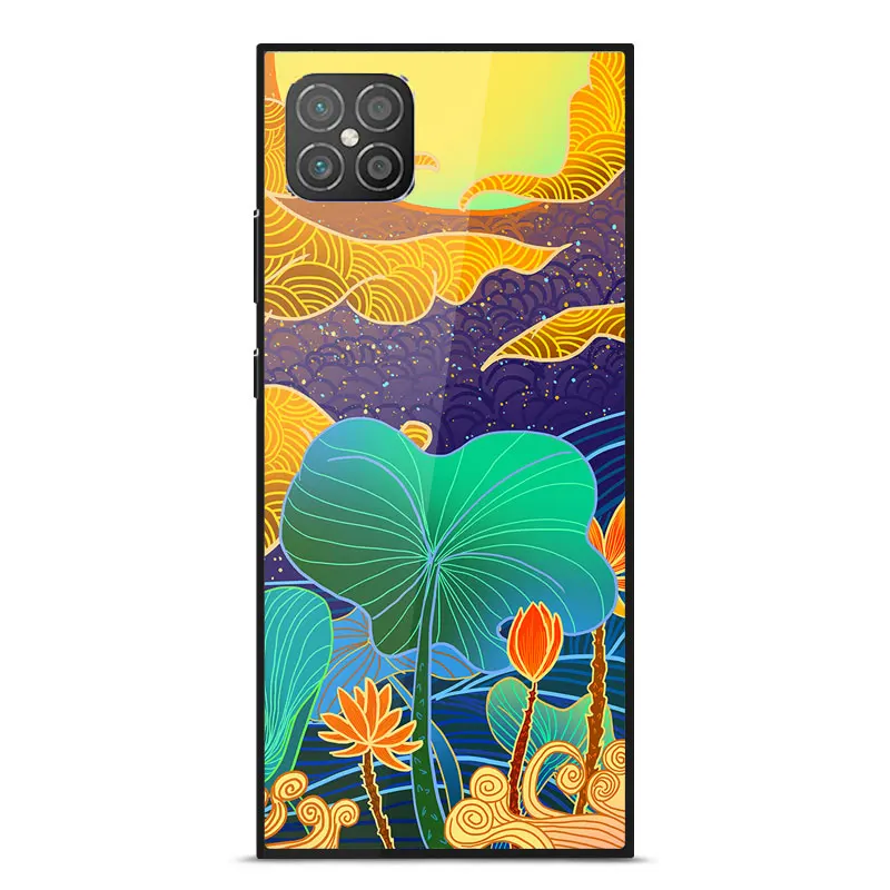 

Huawei Nova 8 SE 7 SE 7 Pro 6 SE 7i 6 5G Case Soft TPU Frame Mirror Painted high quality Tempered glass shockproof Back Cover